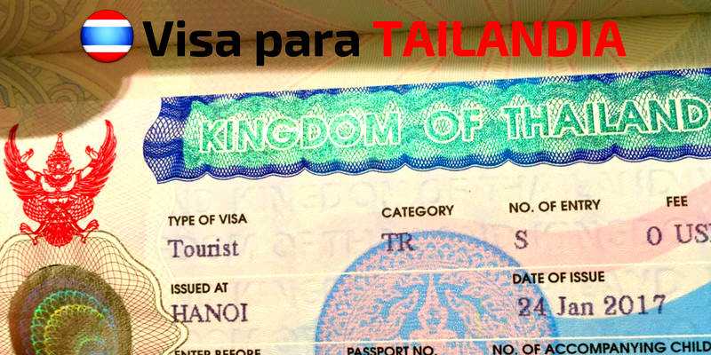 Visa para Tailandia