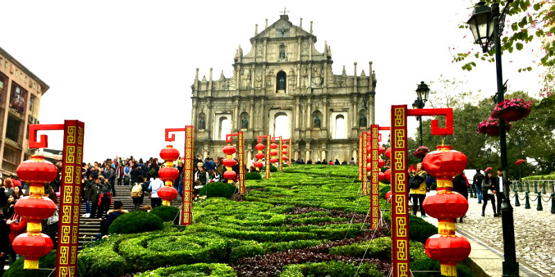 Ruinas de la catedral de San Pablo de Macao