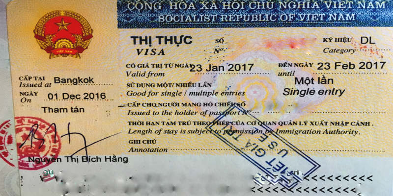 Vietnam visa españoles